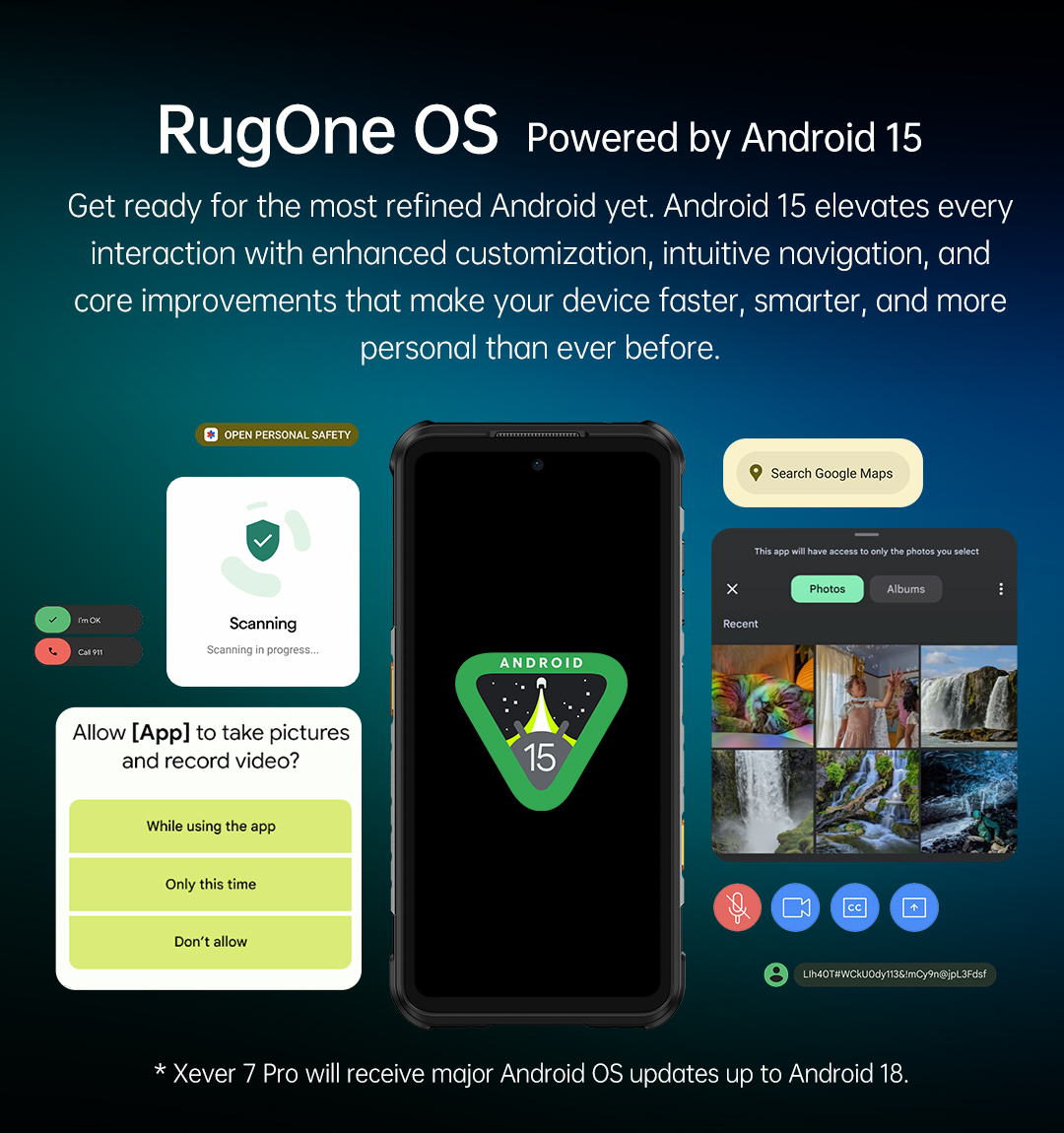 RugOne Xever 7 Rugged Smartphone mit RugOne OS