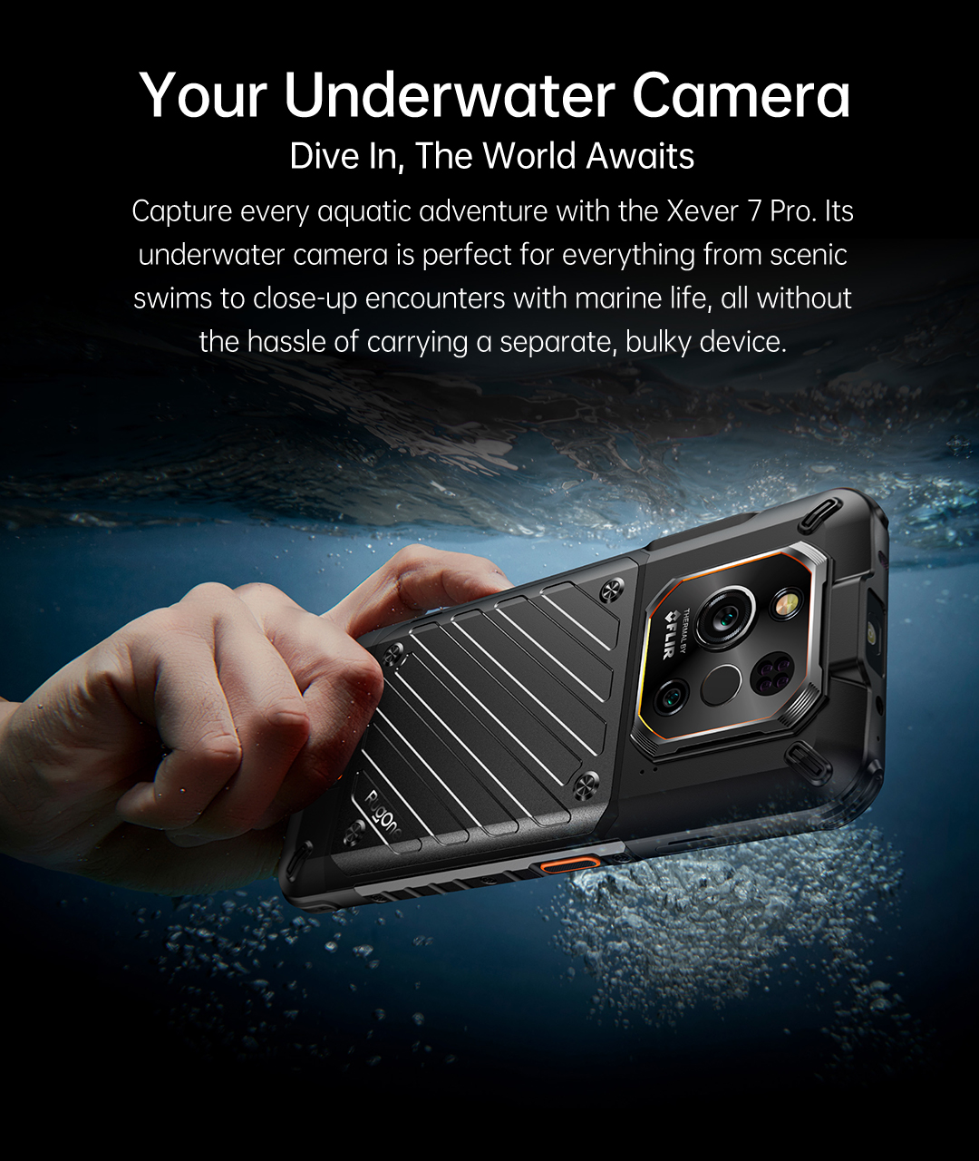 RugOne Xever 7 Rugged Smartphone wasserdicht