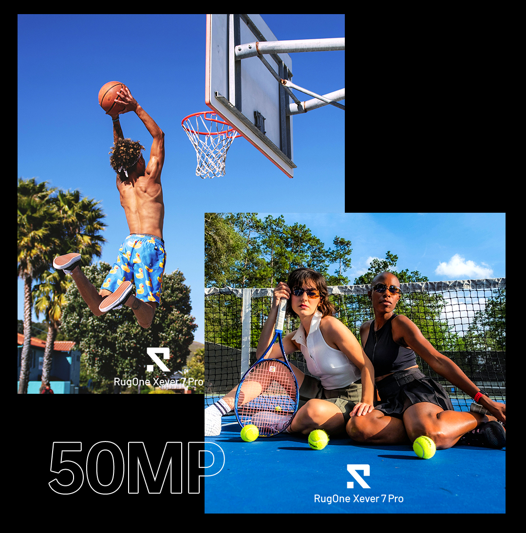 RugOne Xever 7 Rugged Smartphone 50 MP Kamera