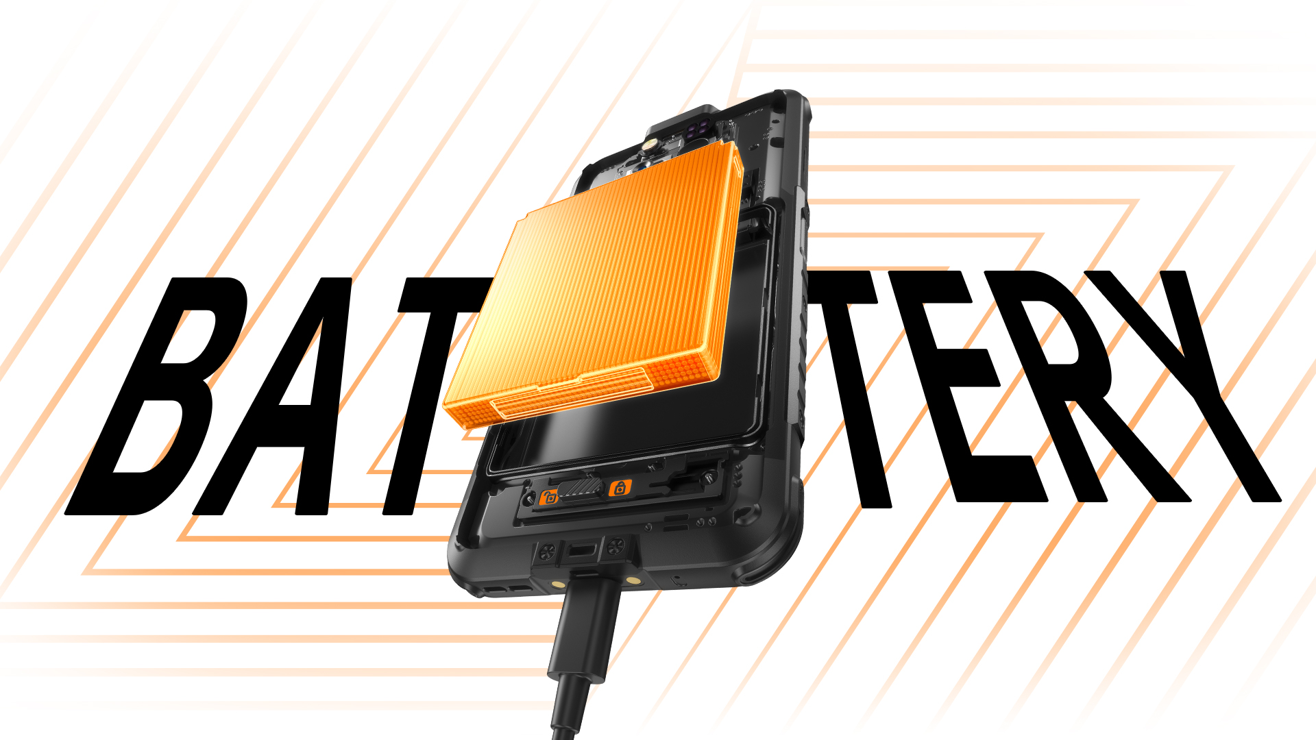RugOne Xever 7 Pro Rugged Smartphone Hauptakku