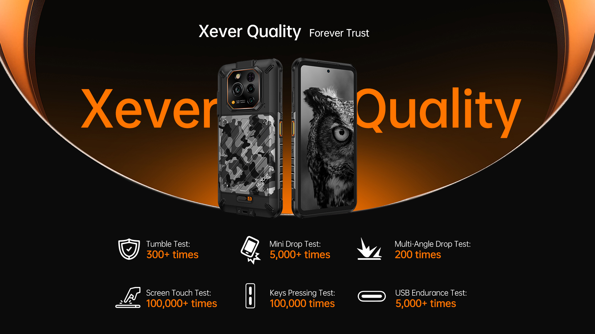 RugOne Xever 7 Rugged Smartphone Quality