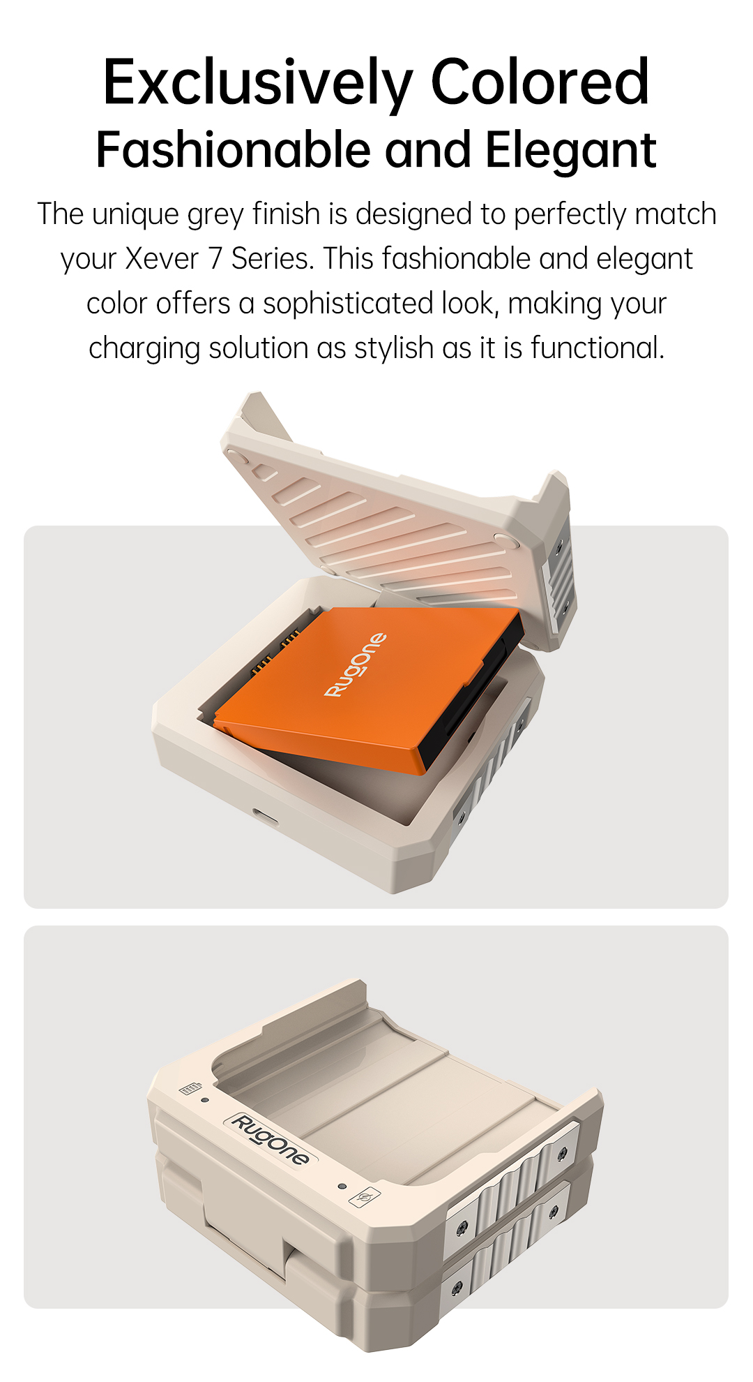 RugOne 4-in-1 Charging Station for RugOne Xever 7 Series Rugged Smartphones