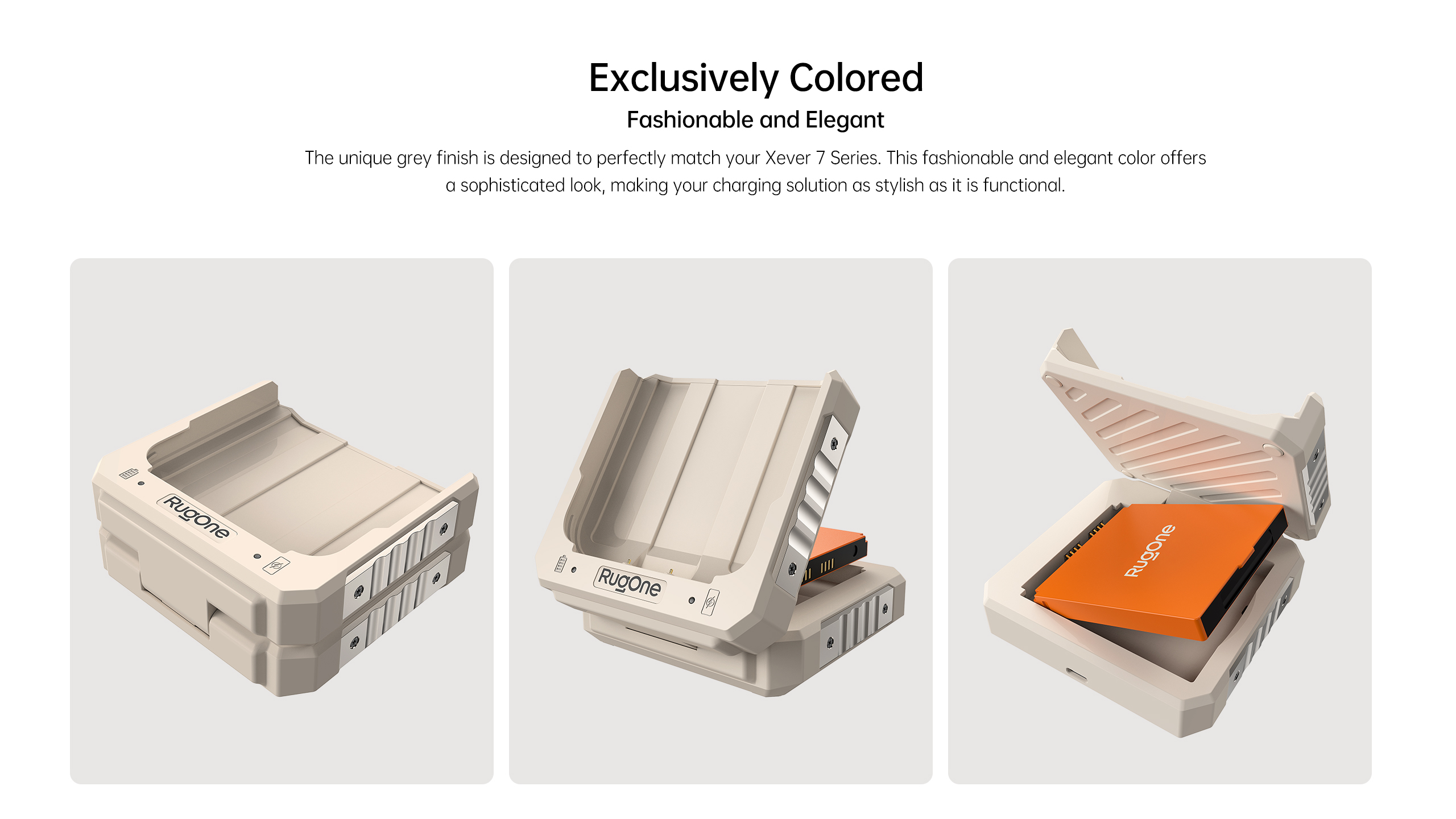 RugOne 4-in-1 Charging Station for RugOne Xever 7 Series Rugged Smartphones