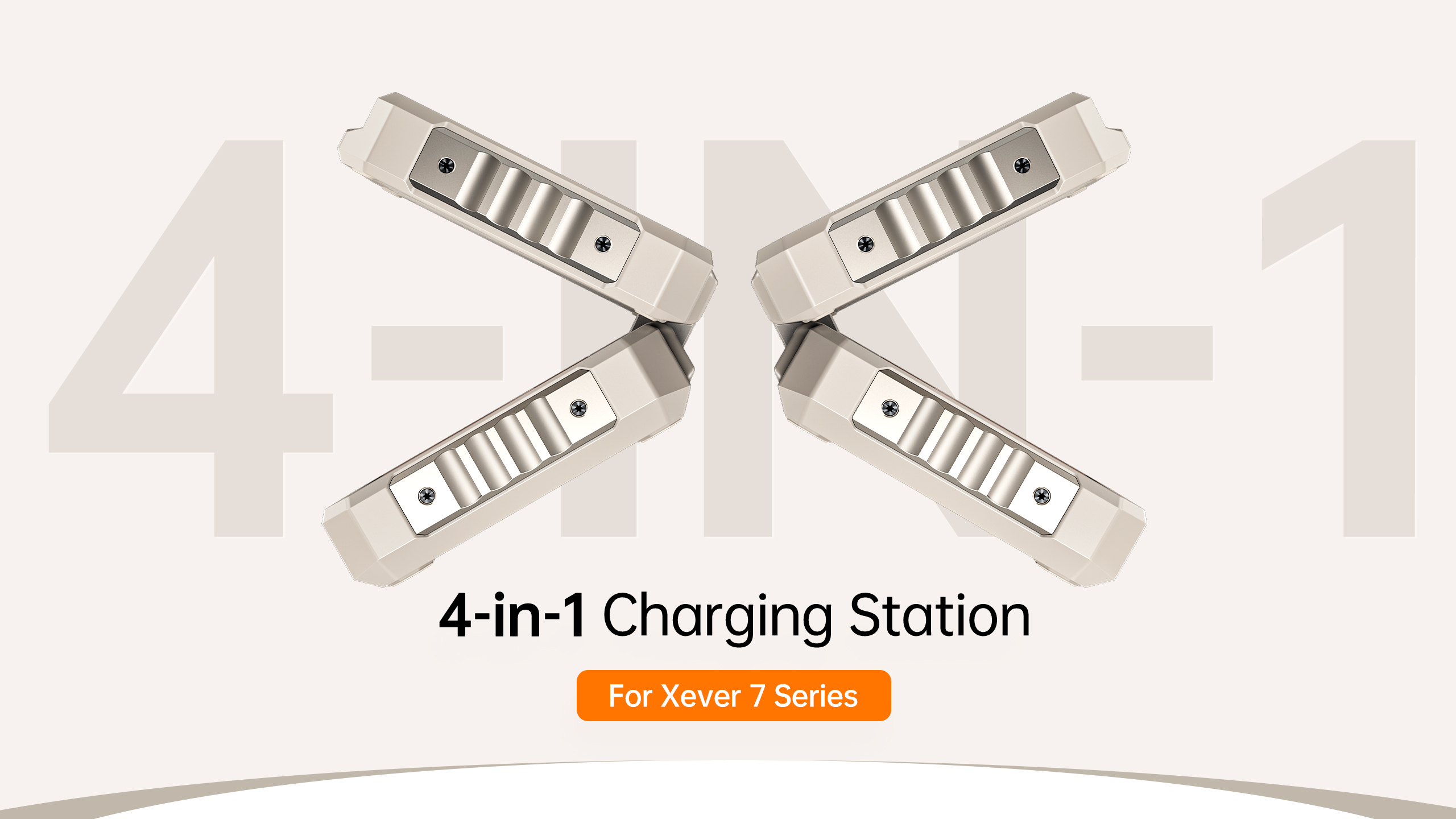 RugOne 4-in-1 Charging Station for RugOne Xever 7 Series Rugged Smartphones