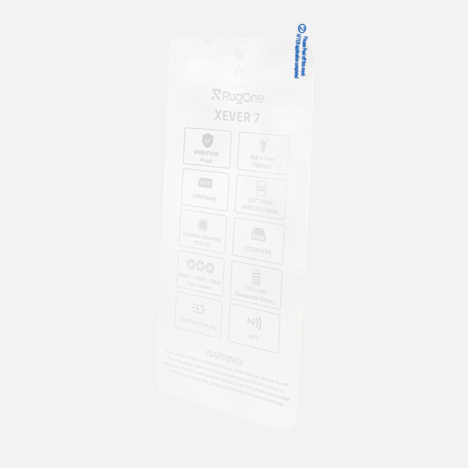 RugOne Protective Film for Xever 7