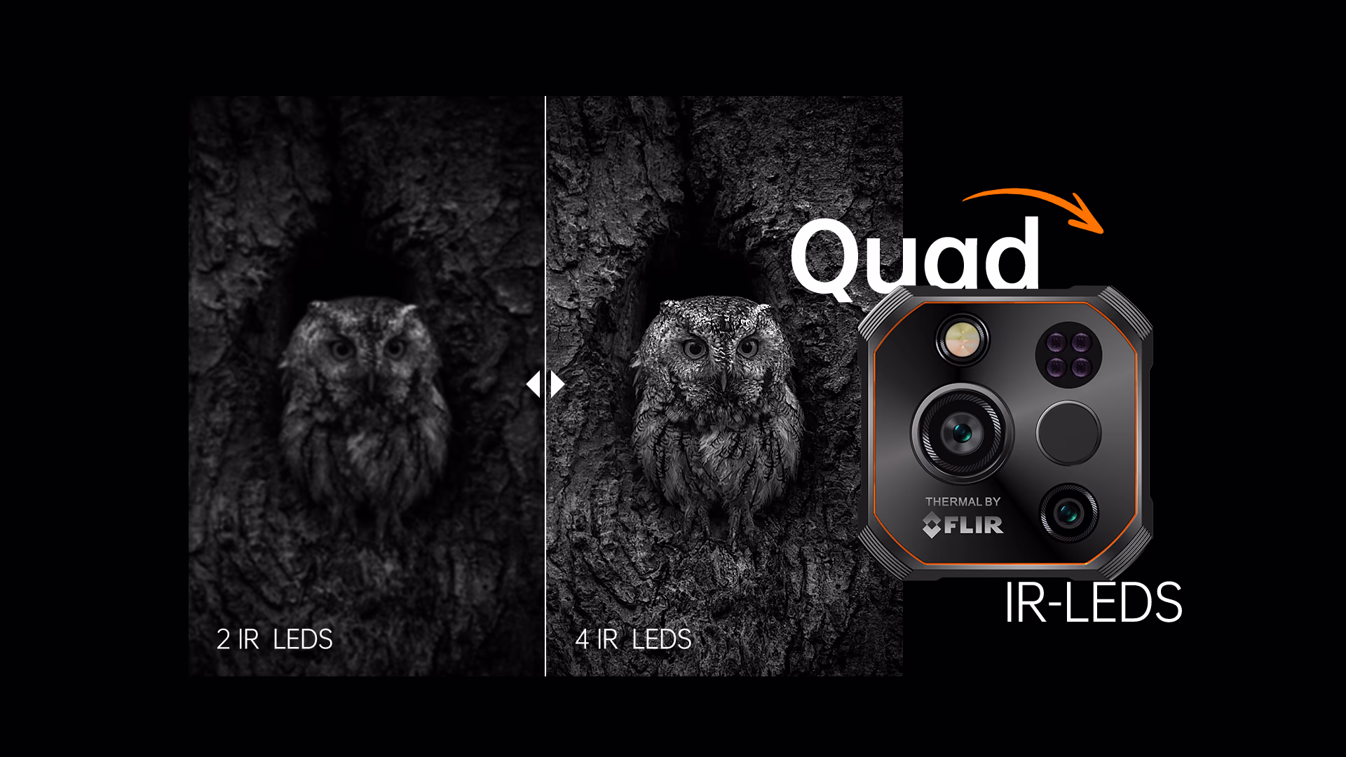 RugOne Xever 7 Pro Rugged Smartphone Quad IR-LEDs