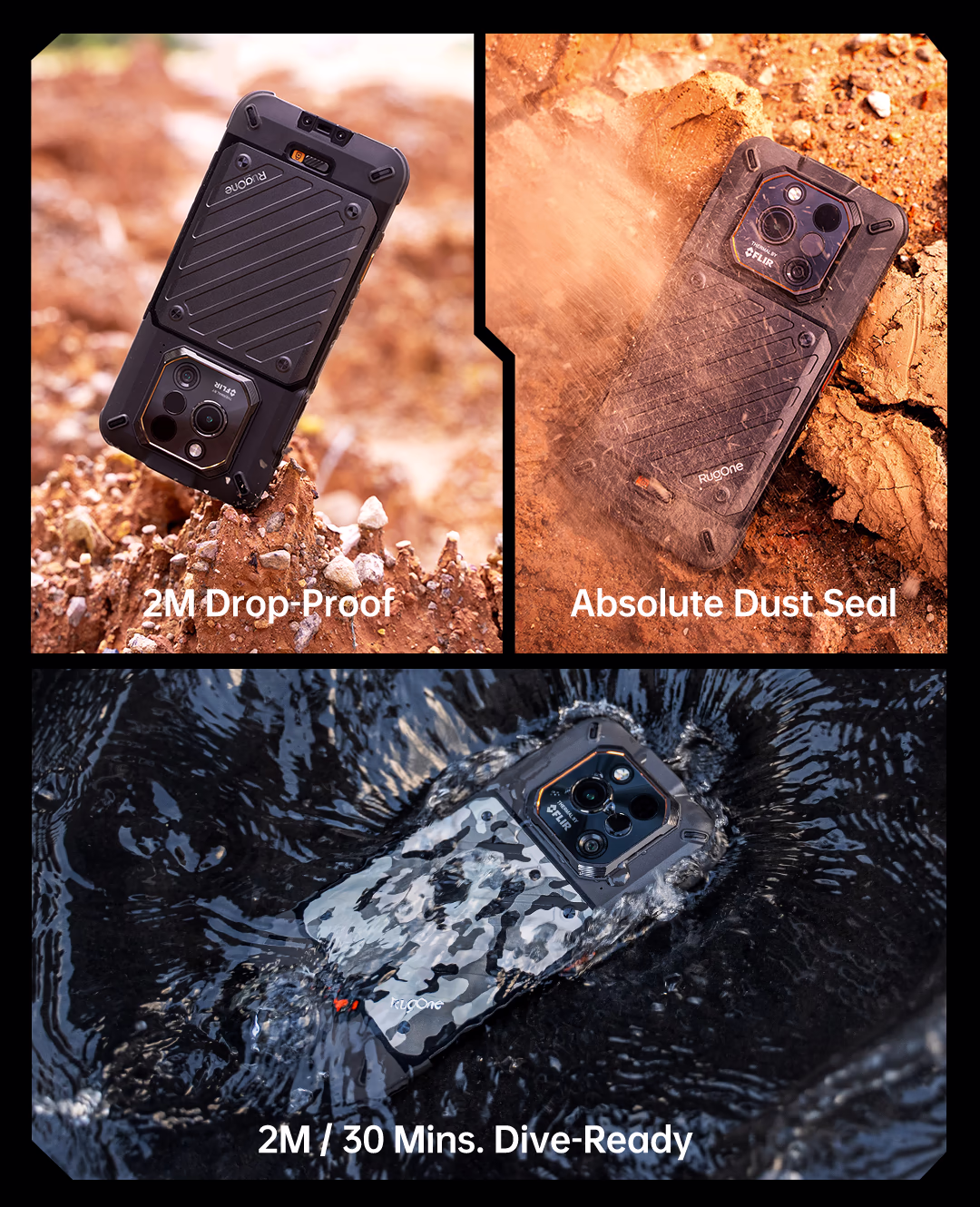 RugOne Xever 7 Pro Rugged Smartphone Durability