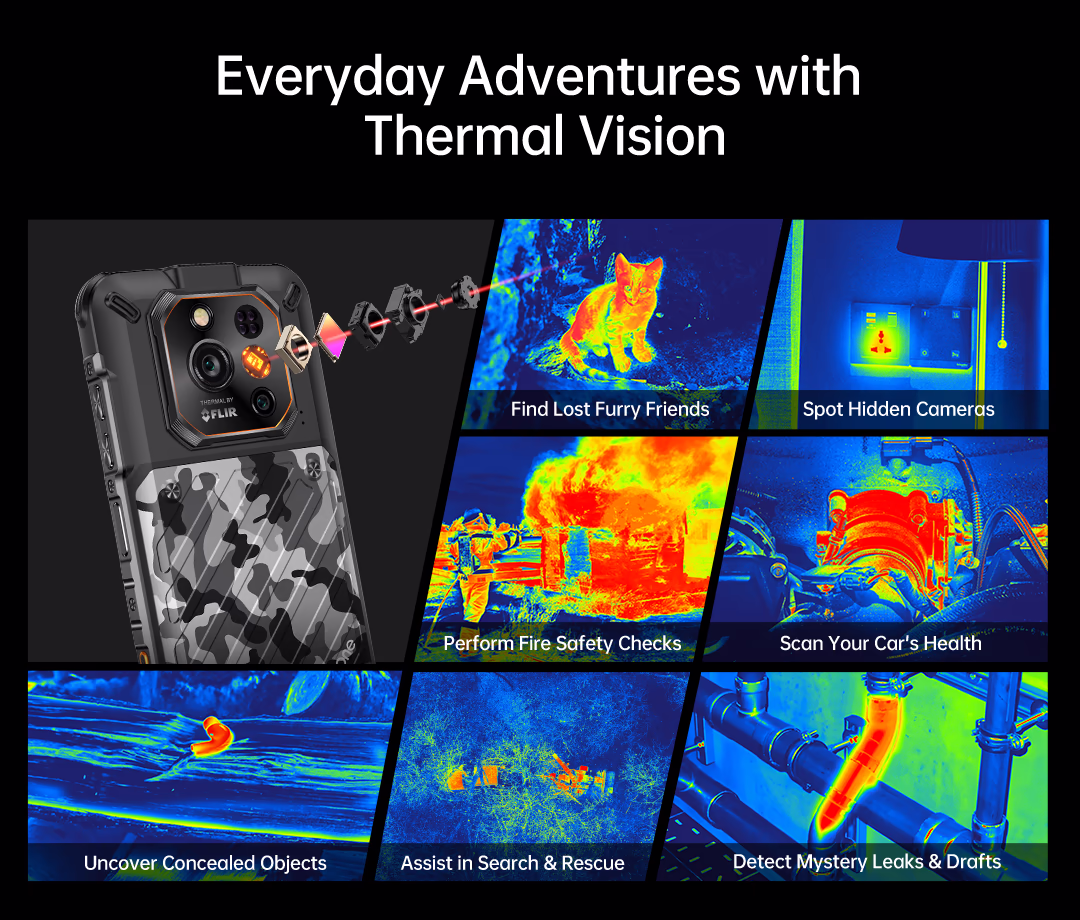 RugOne Xever 7 Pro Rugged Smartphone Thermal Vision