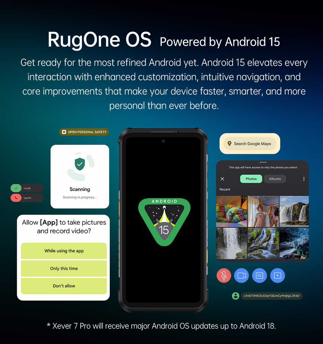 RugOne Xever 7 Pro Rugged Smartphone RugOne OS